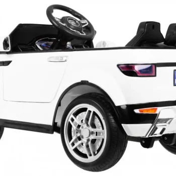 Električni Automobil Rapid Racer Za Djecu, Bijeli Suv + Daljinski Upravljač, Bijela 2