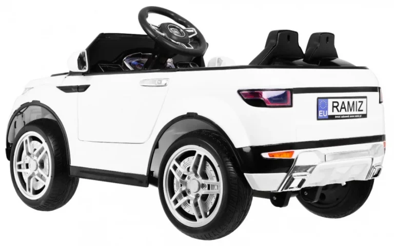 Električni Automobil Rapid Racer Za Djecu, Bijeli Suv + Daljinski Upravljač, Bijela 2