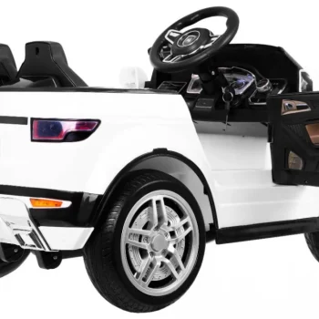 Električni Automobil Rapid Racer Za Djecu, Bijeli Suv + Daljinski Upravljač, Bijela 3