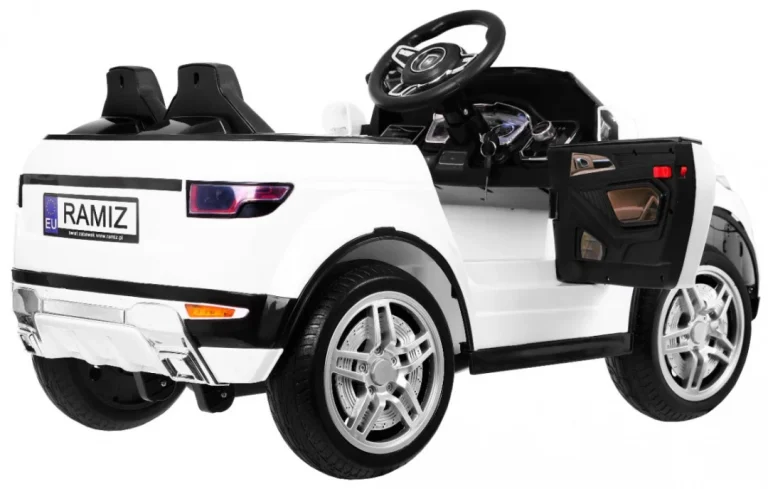 Električni Automobil Rapid Racer Za Djecu, Bijeli Suv + Daljinski Upravljač, Bijela 3