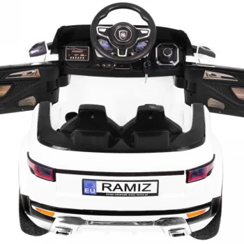 Električni Automobil Rapid Racer Za Djecu, Bijeli Suv + Daljinski Upravljač, Bijela 5