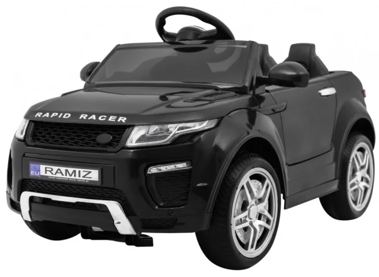 Električni Automobil Rapid Racer Za Djecu, Crni Suv + Daljinski Upravljač, Crna 1