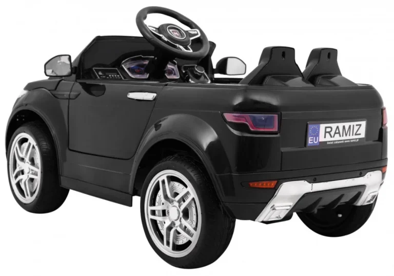 Električni Automobil Rapid Racer Za Djecu, Crni Suv + Daljinski Upravljač, Crna 5