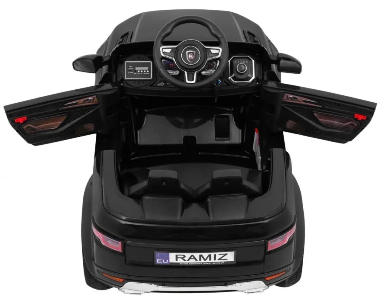 Električni Automobil Rapid Racer Za Djecu, Crni Suv + Daljinski Upravljač, Crna 7