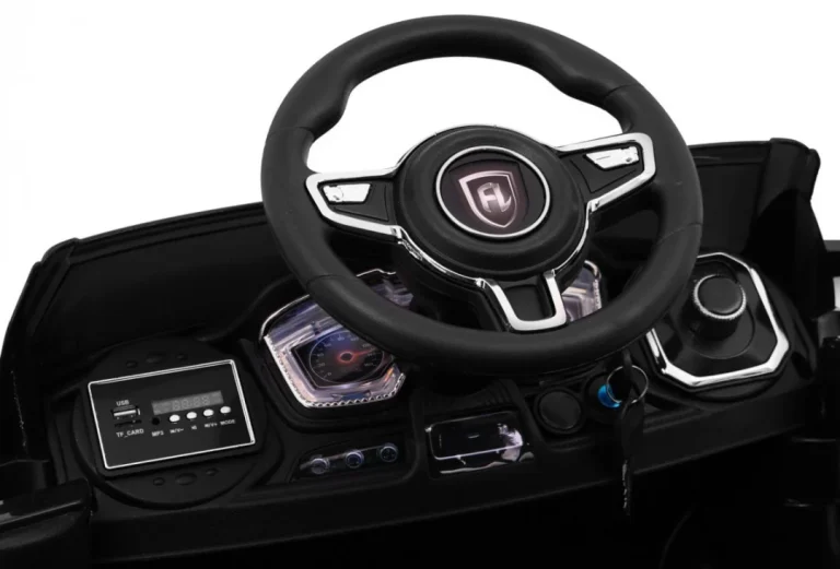 Električni Automobil Rapid Racer Za Djecu, Crni Suv + Daljinski Upravljač, Crna 8