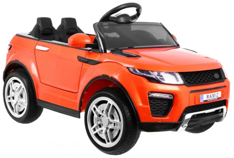 Električni Automobil Rapid Racer Za Djecu, Narančasti Suv + Daljinski Upravljač 2
