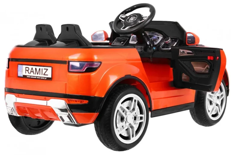 Električni Automobil Rapid Racer Za Djecu, Narančasti Suv + Daljinski Upravljač 3