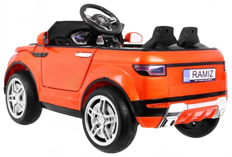 Električni Automobil Rapid Racer Za Djecu, Narančasti Suv + Daljinski Upravljač 4