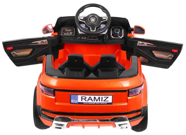Električni Automobil Rapid Racer Za Djecu, Narančasti Suv + Daljinski Upravljač 5