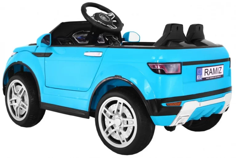 Električni Automobil Rapid Racer Za Djecu Plavi Suv + Daljinski Upravljač, Plava 3