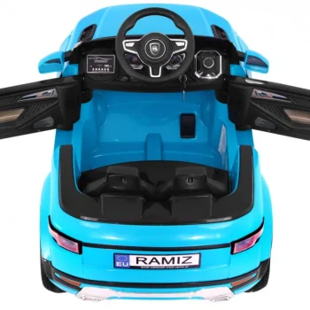 Električni Automobil Rapid Racer Za Djecu Plavi Suv + Daljinski Upravljač, Plava 5