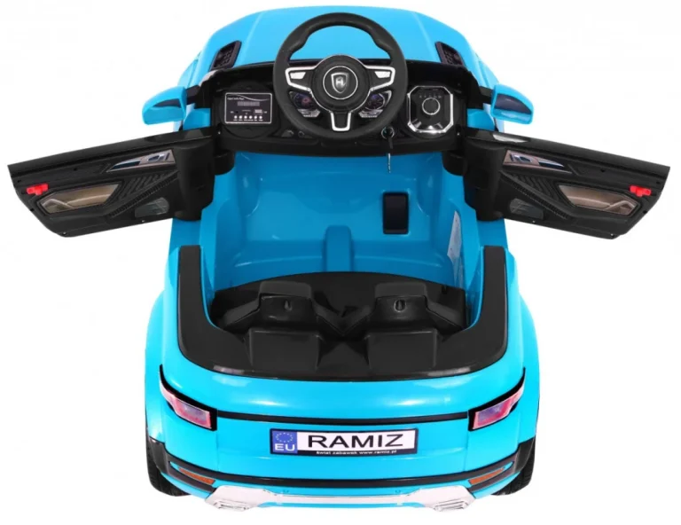 Električni Automobil Rapid Racer Za Djecu Plavi Suv + Daljinski Upravljač, Plava 5