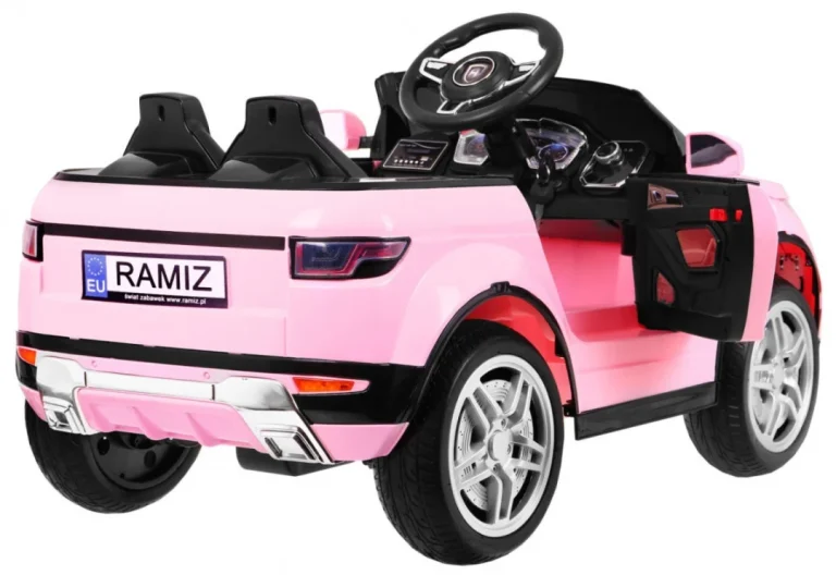 Električni Automobil Rapid Racer Za Djecu Ružičasti Suv + Daljinski Upravljač 3