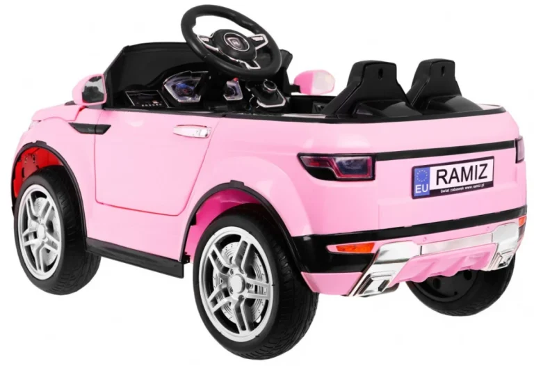 Električni Automobil Rapid Racer Za Djecu Ružičasti Suv + Daljinski Upravljač 4