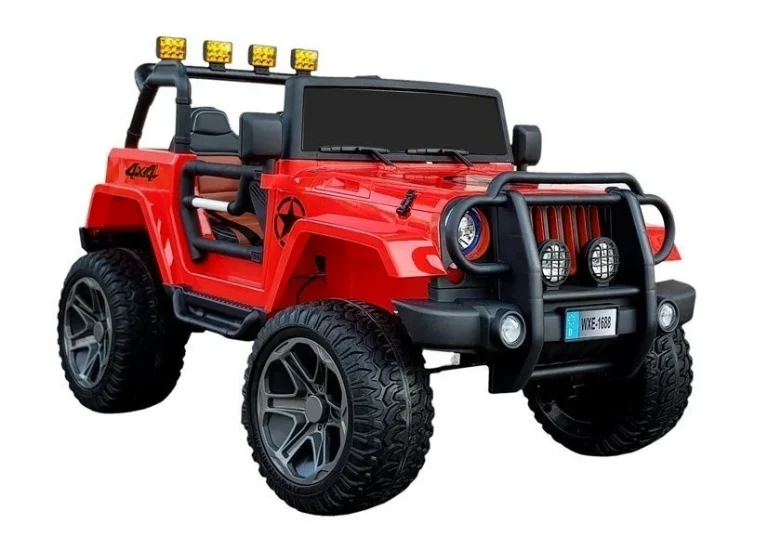 Električni Automobil Wxe 1688 4x4 Crveni Auto Na Akumulator 1