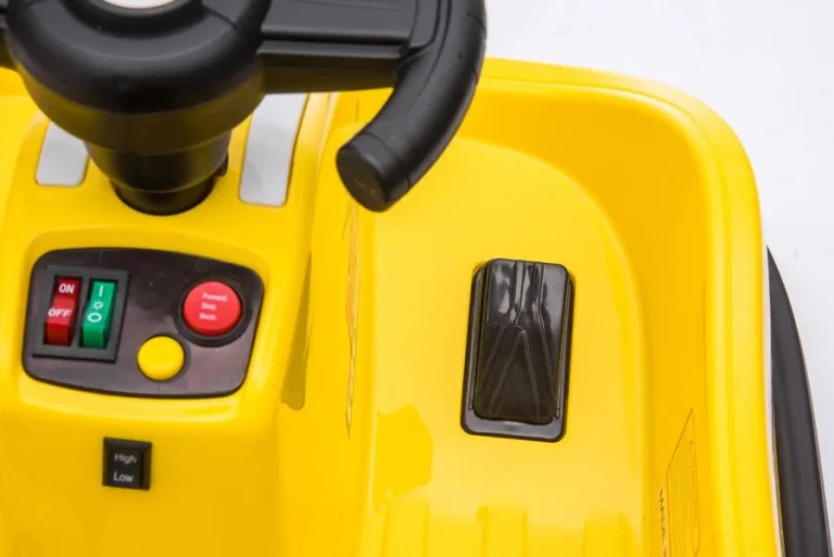 Električni Bicikl Za Vožnju Gts1166 žuti Auto Na Akumulator 10