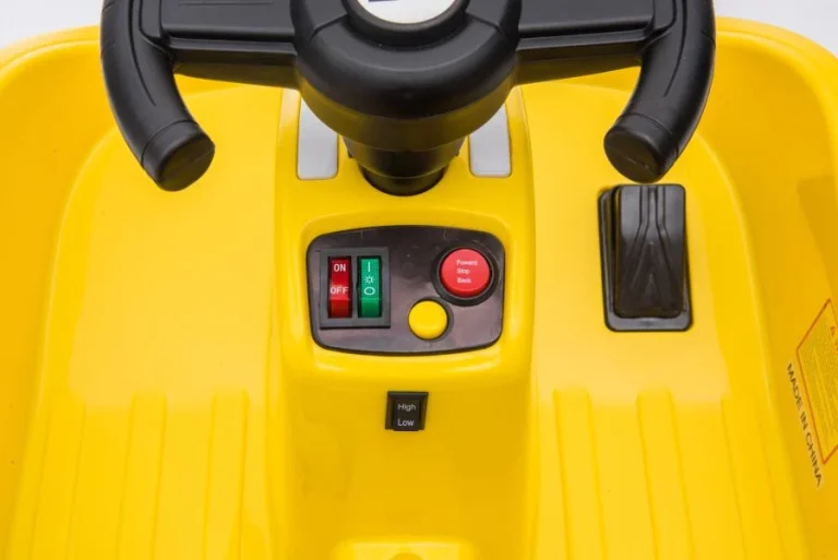 Električni Bicikl Za Vožnju Gts1166 žuti Auto Na Akumulator 13