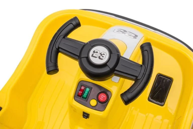 Električni Bicikl Za Vožnju Gts1166 žuti Auto Na Akumulator 6