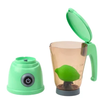 Električni Blender Za Djecu S Voćem I čašom, Zeleni 3