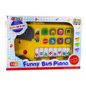 Električni Edukativni Klavir Za Malu Djecu Žuti Autobus 3