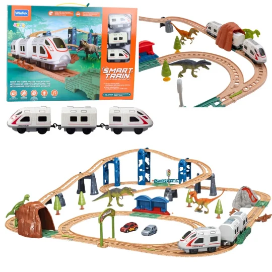 Električni Interaktivni Vagoni Tunel Vulkan Dinosauri 95 Cm 1