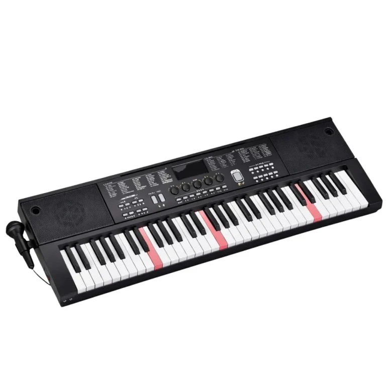 Električni Klavir S Klavijaturom I Mikrofonom, 200 Zvukova, 61 Tipka, 78 Cm 2
