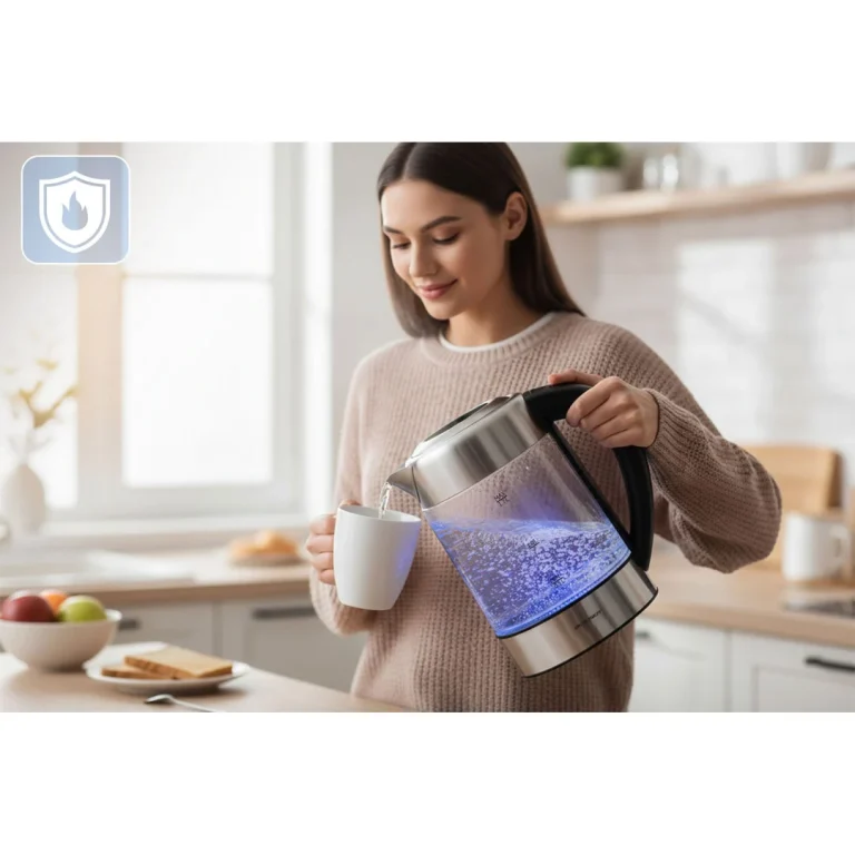 Električni Stakleni Kuhalo Za Vodu S Kontrolom Temperature 1,7 L 2200 W Berdsen Bd 714 12