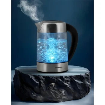 Električni Stakleni Kuhalo Za Vodu S Kontrolom Temperature 1,7 L 2200 W Berdsen Bd 714 2