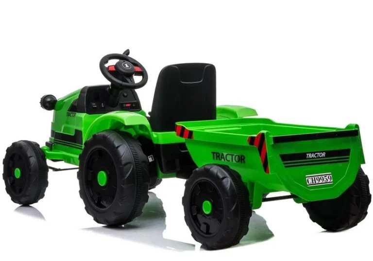 Električni Traktor Ch9959 Na Akumulator, Zeleni Auto Na Akumulator 4