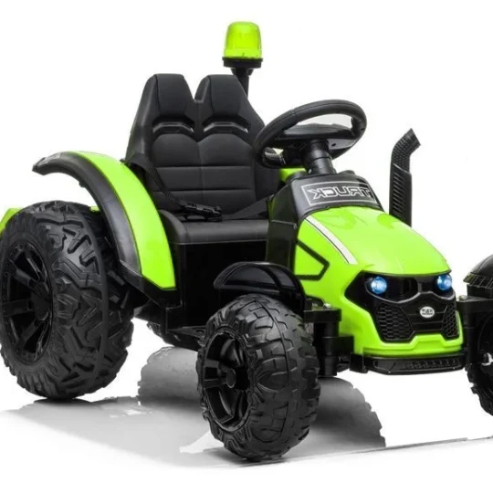 Električni Traktor Hzb 200 S Prikolicom, Zeleni Auto Na Akumulator 1
