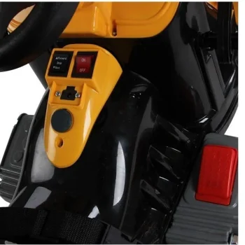 Električni Traktor S Bagerom Na Akumulator, Narančasti Auto Na Akumulator 6