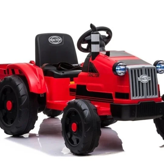 Električni Traktor Za Vožnju Ch9959 Crveni Auto Na Akumulator 1
