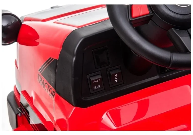 Električni Traktor Za Vožnju Ch9959 Crveni Auto Na Akumulator 10