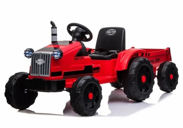 Električni Traktor Za Vožnju Ch9959 Crveni Auto Na Akumulator 3