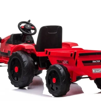 Električni Traktor Za Vožnju Ch9959 Crveni Auto Na Akumulator 4