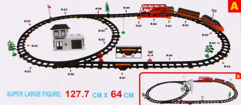 Električni Vlak S Petljom 56 Dijelova 3+ 8