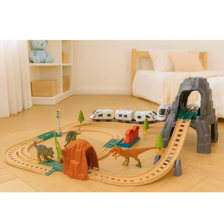 Električni Vlakić S Svjetlima I Zvukovima Iz Parka Dinosaura 76 Cm 6