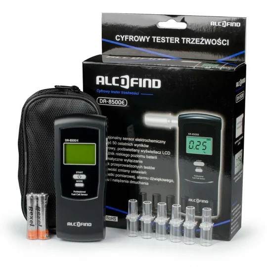 Elektrokemijski Alkotest Da 8500e Alcofind + Usnici 1