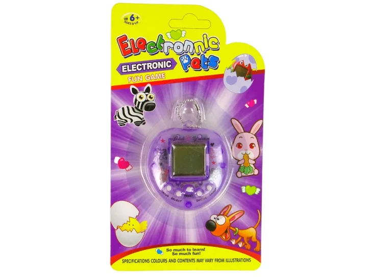 Elektronička Tamagotchi Igra Sa životinjama I Ljubičastim Bojama 3