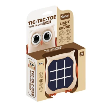 Elektronička Igra 3u1 Križić Kružić Memory Owl Bež 5