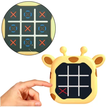 Elektronička Igra 3u1 Križić Kružić Memory Žirafa Žuta 2