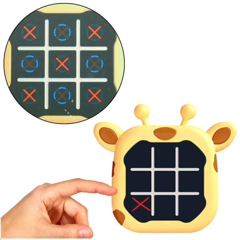 Elektronička Igra 3u1 Križić Kružić Memory Žirafa Žuta 2