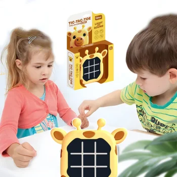 Elektronička Igra 3u1 Križić Kružić Memory Žirafa Žuta 4