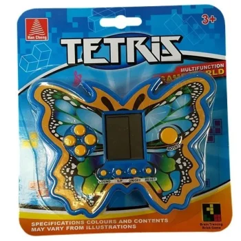 Elektronička Igra Tetris Leptir, Plava, 12,5 × 9 Cm 2