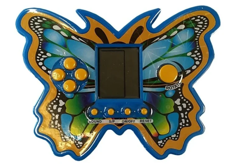 Elektronička Igra Tetris Leptir, Plava, 12,5 × 9 Cm 3