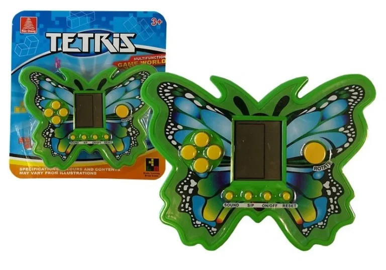 Elektronička Igra Tetris Leptir, Zelena, 12,5 × 9 Cm 1