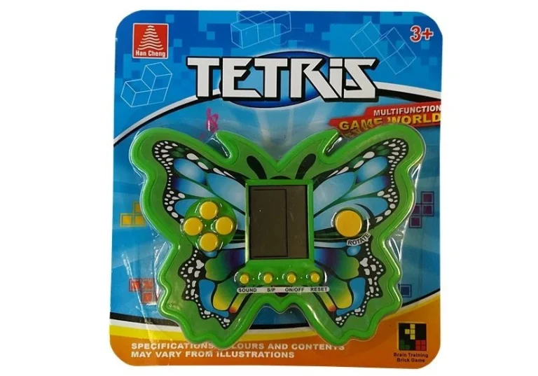 Elektronička Igra Tetris Leptir, Zelena, 12,5 × 9 Cm 2