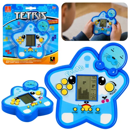 Elektronička Igra Tetris Zvijezda, Plava, Ø 11 Cm 1