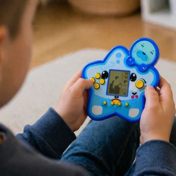 Elektronička Igra Tetris Zvijezda, Plava, Ø 11 Cm 4