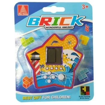 Elektronička Igra Tetris Zvijezda Prijenosna, Ljubičasta, 7,5 × 7 Cm, Var. 4028 2